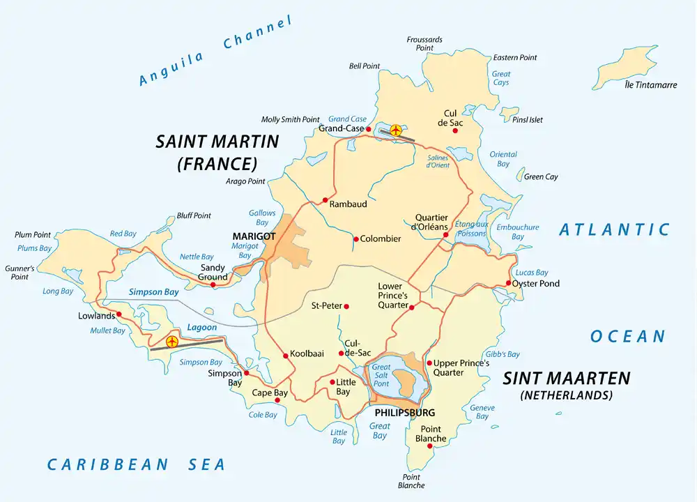 Kaartje Sint Maarten