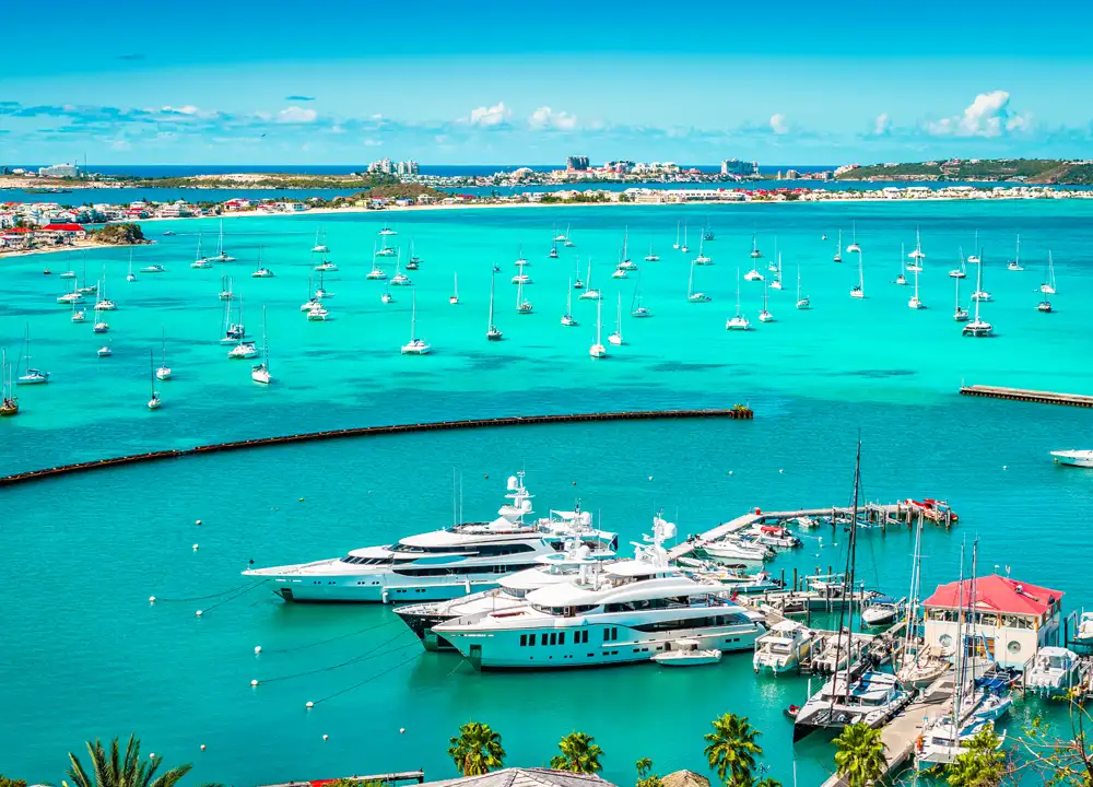 De haven van Marigot